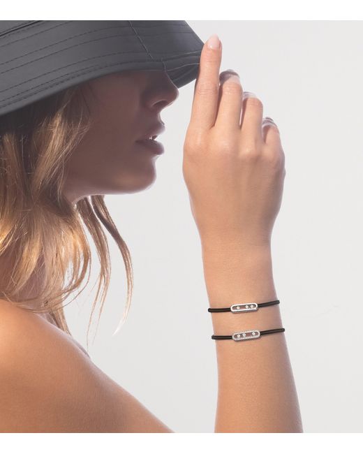 Messika White Care(S) And Diamond Bracelet