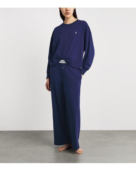 Polo Ralph Lauren Blue Polo Pony Pyjama Set