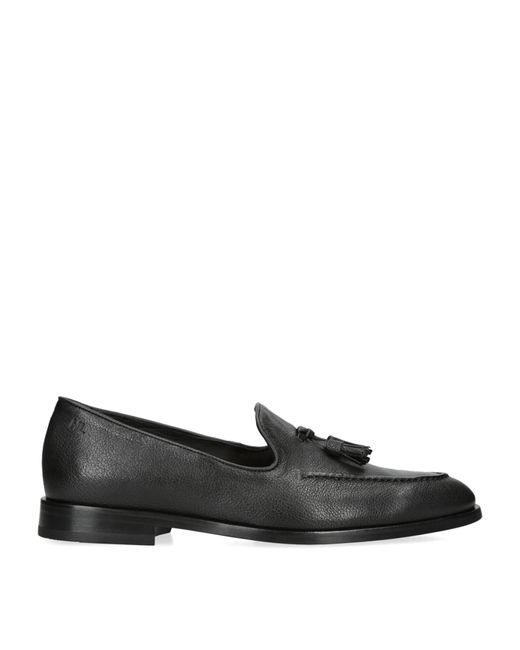 Harry's Of London Leather Archer Loafers in Black for Men | Lyst