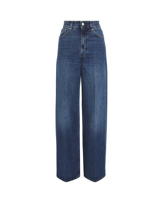 Totême Blue Wide-Leg Jeans