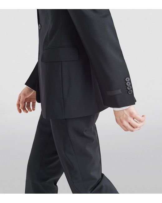 Prada Black Wool-Mohair Blazer for men
