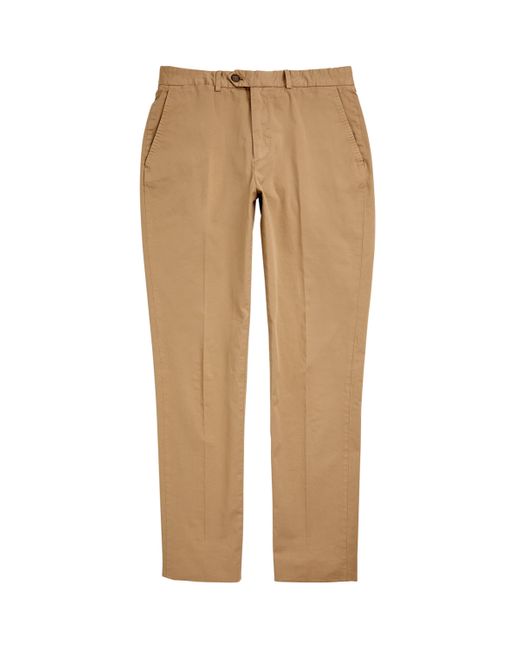 Ralph Lauren Ralph Lauren Label Stretch Cotton Eaton Trousers in Natural for Men Lyst UK
