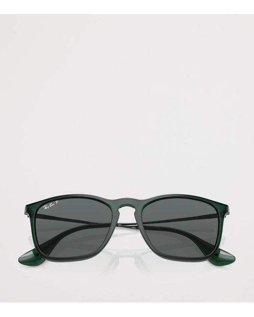 Ray-Ban Gray Square Chris Sunglasses