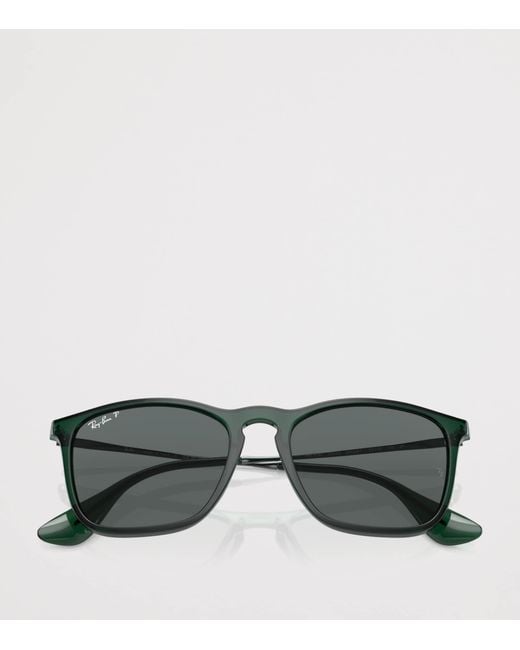 Ray-Ban Gray Square Chris Sunglasses