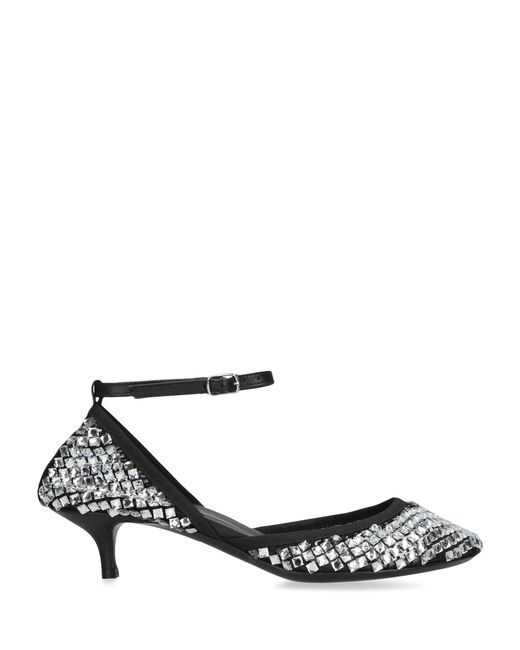 Christopher Esber White Embellished Minette Mary Jane Heeled Sandals 75