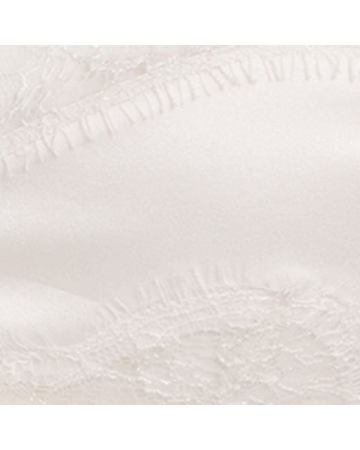 Kiki de Montparnasse White Lace-Insert Bra