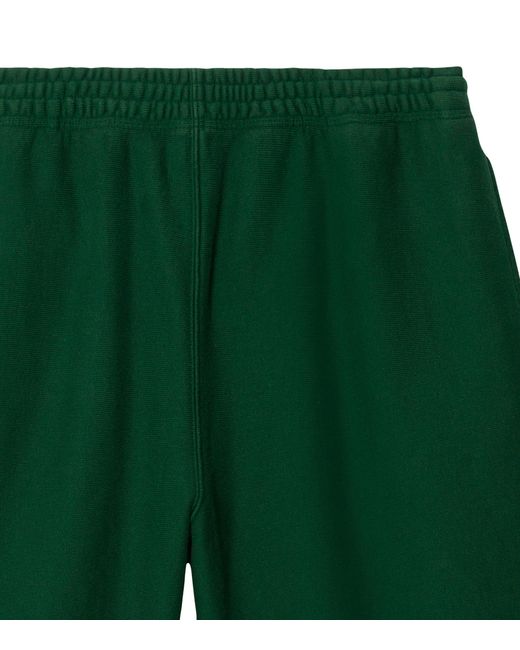 Burberry Green Cotton Elasticated Shorts for men