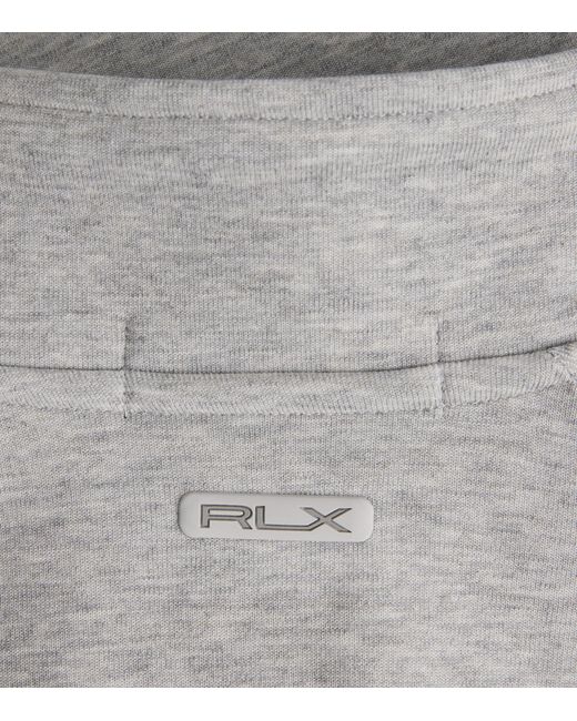 Ralph Lauren Gray Double Knit Zip-Up Jacket for men