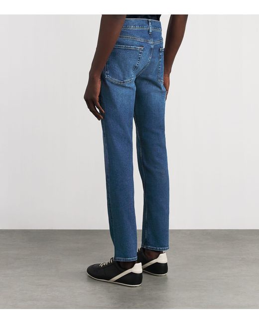 7 For All Mankind Blue Slimmy Jeans for men