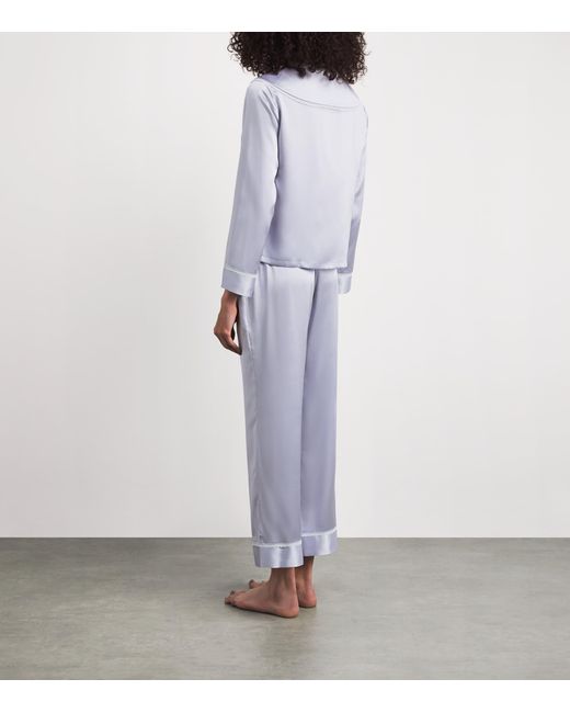 Manitu White Mulberry Silk Effie Pyjamas