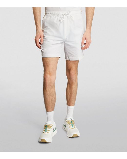 vuori White Crosscourt Shorts for men