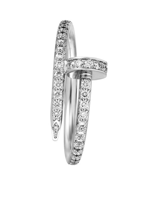 Cartier Metallic And Diamond Juste Un Clou Ring