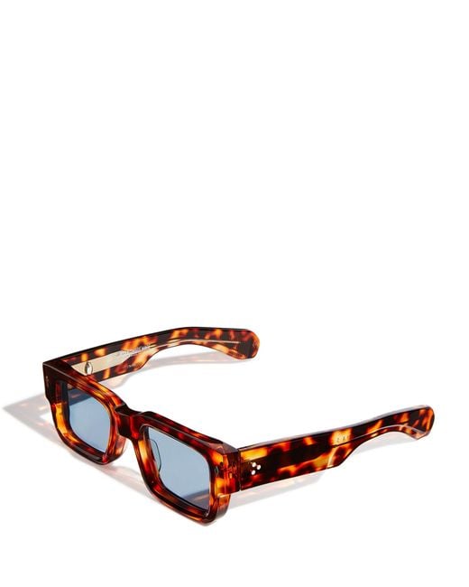 Jacques Marie Mage Blue Tortoiseshell Ascari Sunglasses for men