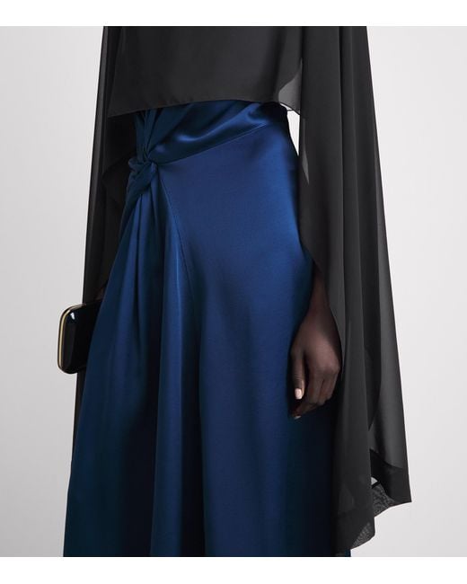 Talbot Runhof Black Organza Shawl