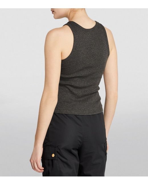 Sandro Gray Cotton Tank Top