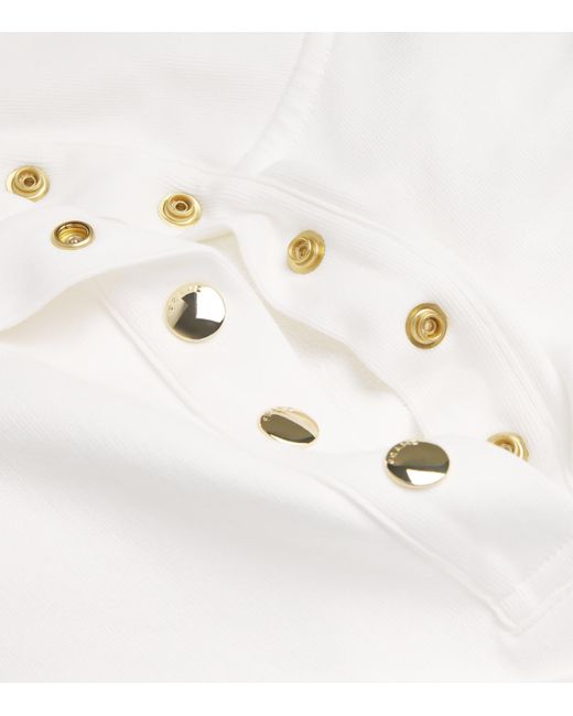 FRAME White Cotton The Coach Sweatshirt