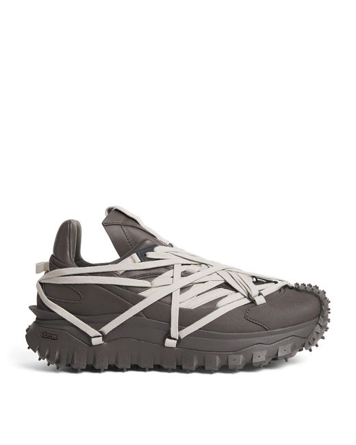 Rick Owens Brown X Moncler Trailgrip Megalace Sneakers for men