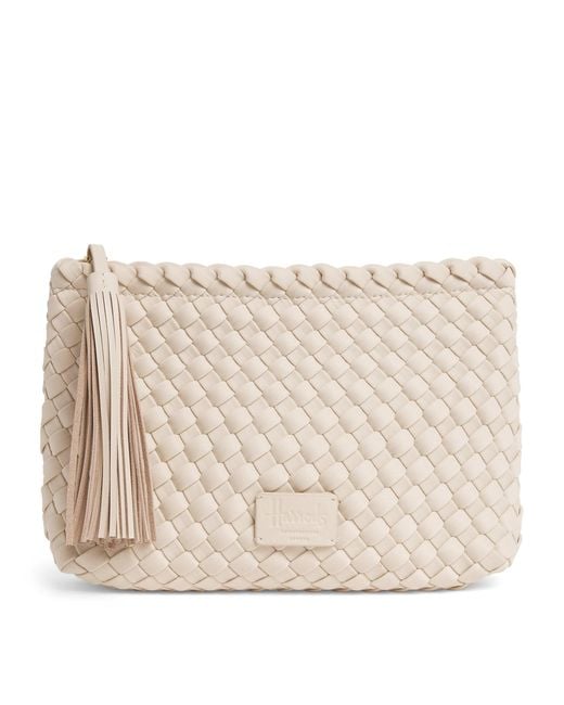 Harrods Natural Neoprene Woven Pouch for men