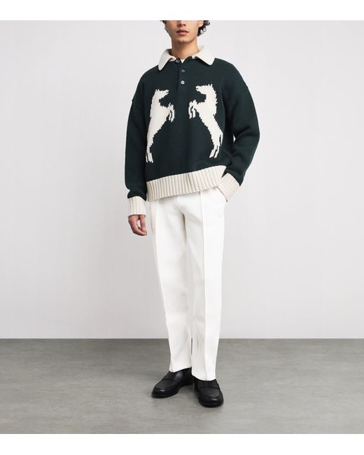 Lacoste White Straight-Leg Sweatpants for men