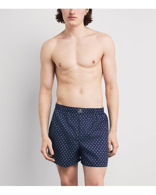 Polo Ralph Lauren Blue Cotton Classic Boxer Shorts for men