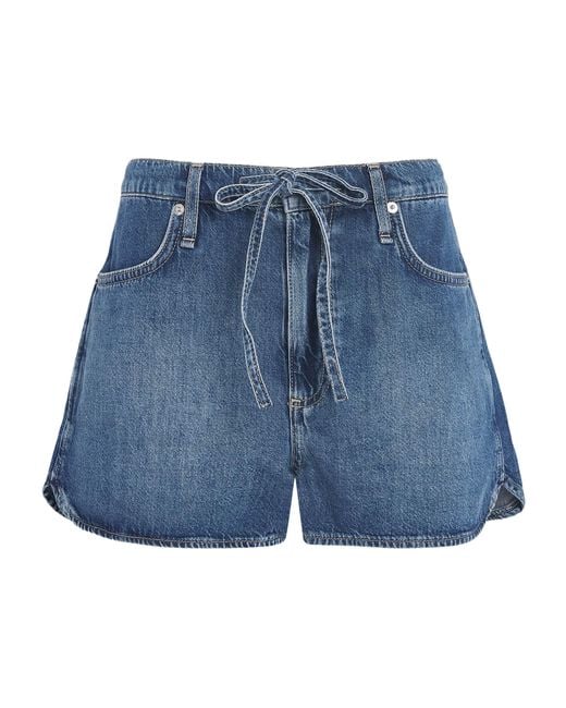 Rag & Bone Blue Nolan Denim Shorts