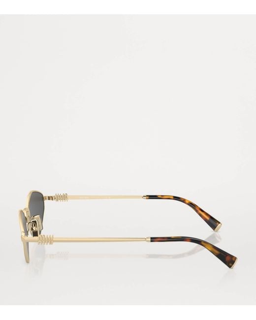 Miu Miu Metallic Mu 56Zs Gld Shn Gry