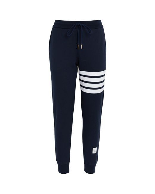 Thom Browne Blue 4-Bar Sweatpants