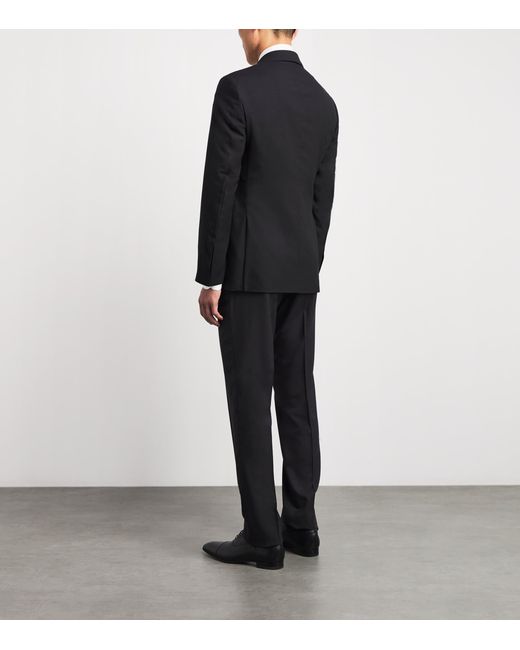 Ralph Lauren Black Wool Serge Gregory 2-Piece Suit for men