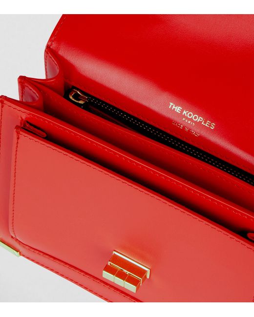 The Kooples Red Small Leather Emily Bag