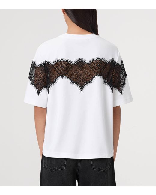 AllSaints Black Organic Cotton Lisa T-Shirt