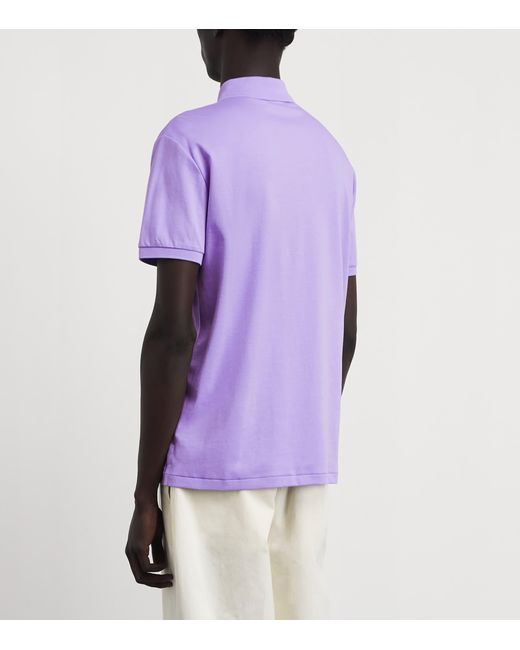 Polo Ralph Lauren Purple Cotton Slim-Fit Polo Shirt for men