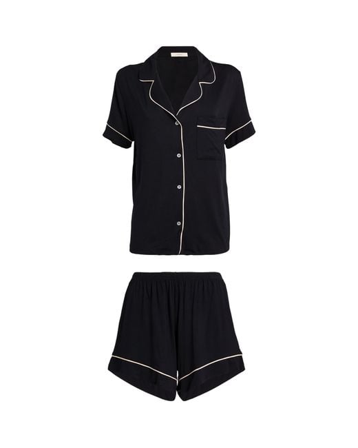 Eberjey Black Gisele Pyjama Set