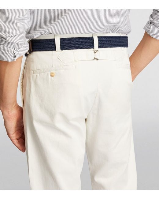 Polo Ralph Lauren Blue Canvas Braided Belt for men