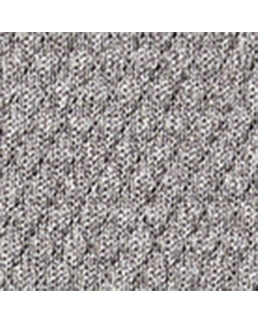 Boss White Silk Knitted Straight Tie for men