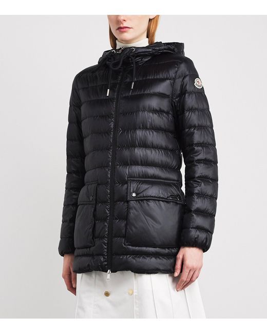Moncler Black Jasmin Hooded Short Down Jacket
