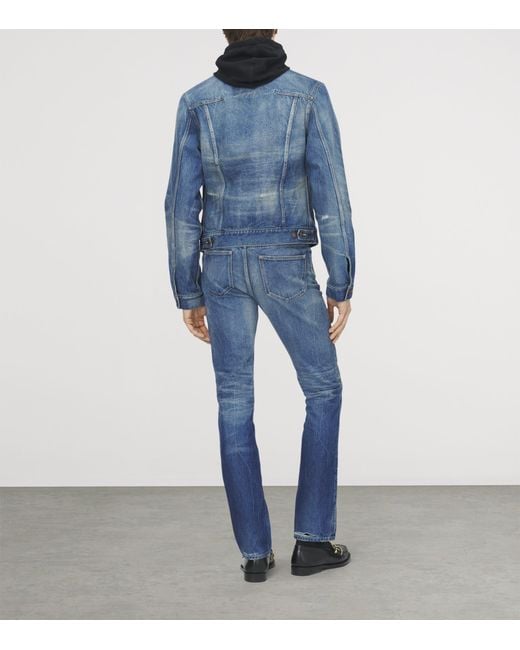 McQueen Blue Denim Jacket for men