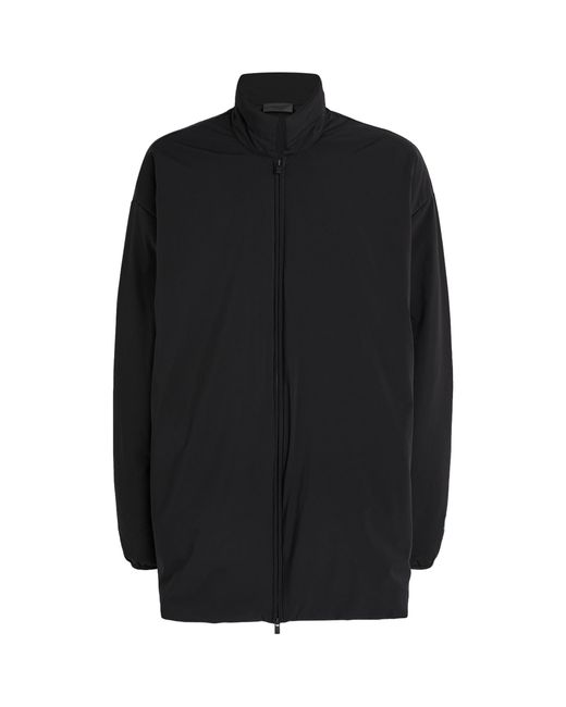 Fear Of God Black Logo-patch Zip-up Jacket for men