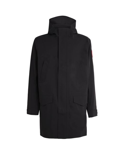 Canada Goose Black Waterproof Barclay Raincoat for men