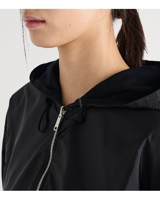 Prada Black Cotton Reversible Hoodie