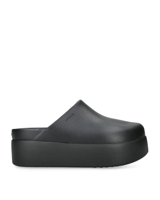 CROCSTM Black Platform Dylan Clogs