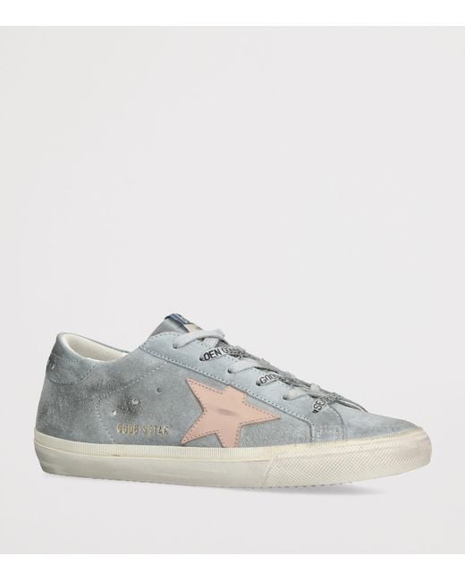 Golden Goose Deluxe Brand Gray Suede Super Star Sneakers