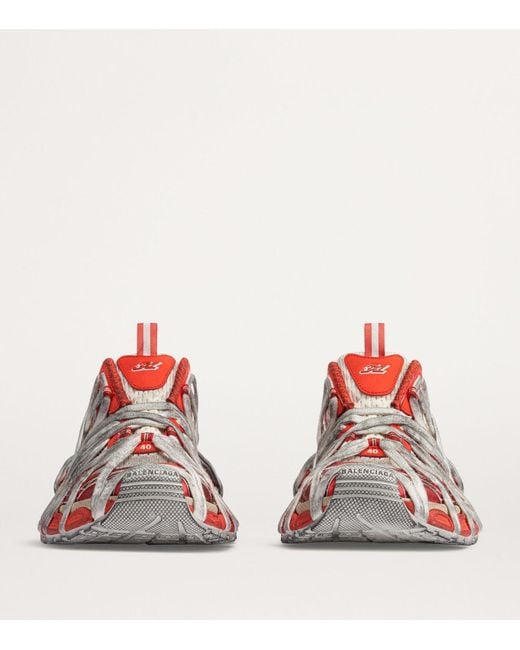 Balenciaga 3Xl Extreme Lace Sneakers in Red for Men | Lyst