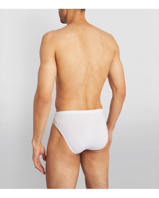 Zimmerli of Switzerland White Stretch-Modal Pureness Briefs for men