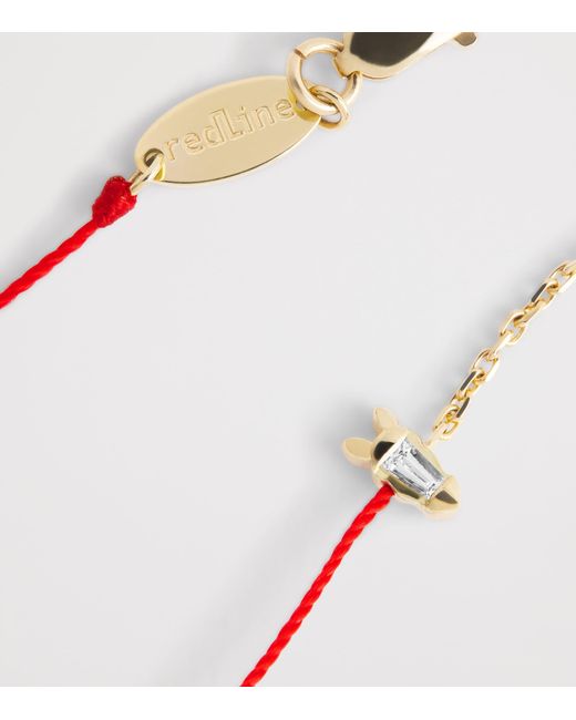 RedLine Metallic And Diamond Chinese New Year Bracelet