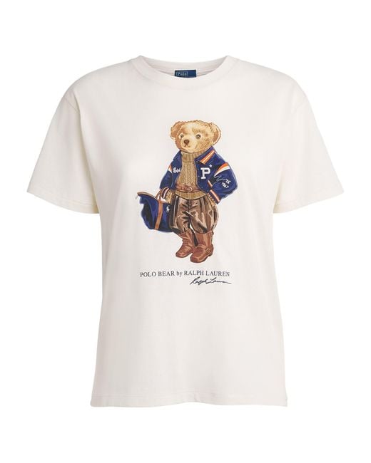 Polo Ralph Lauren White Polo Bear T-Shirt