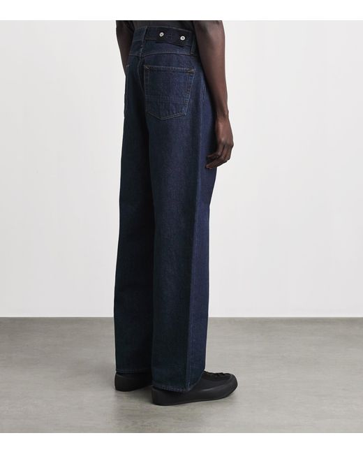 Stone Island Blue Loose-Fit Jeans for men