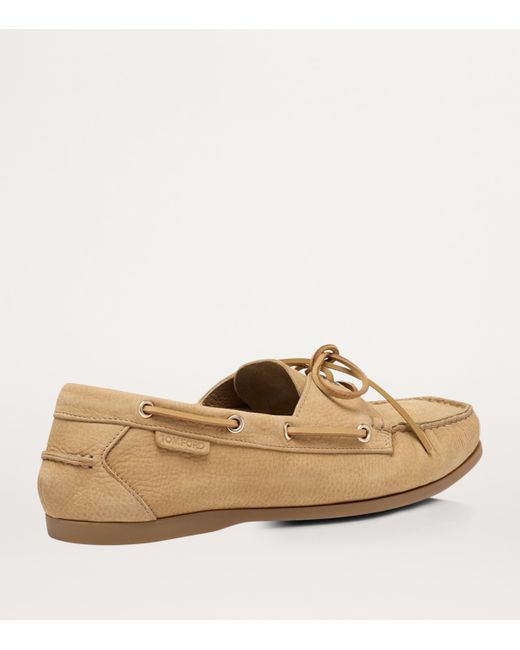 Tom Ford Nubuck Robin Boat Shoes in Natural for Men | Lyst display picture 2