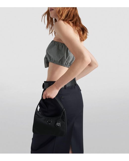 Prada Ladies Black 2000 Re-edition Re-nylon Shoulder Bag