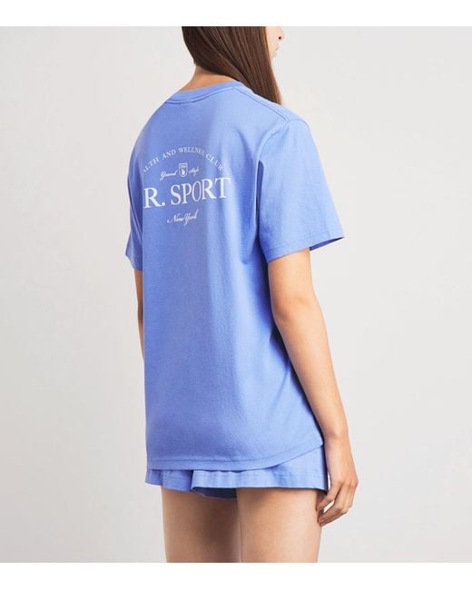 Sporty & Rich Blue Wimbledon T-Shirt