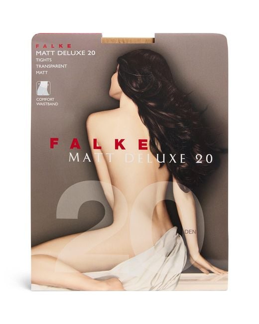 Falke Gray Matt Deluxe 20 Tights